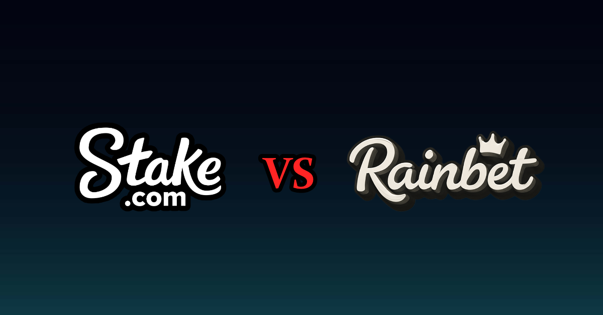 Stake vs Rainbet Crypto Casino Compared in 2026